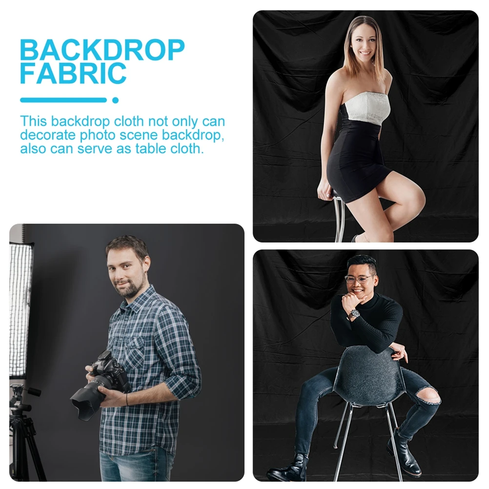 Light Absorbing Photography Background Cloth Wall Decor Backdrop Fabric for Studio Makeup Product Shooting Live Interviews
Light Absorbing Photography Background Cloth Wall Decor Backdrop Fabric for Studio Makeup Product Shooting Live Interviews