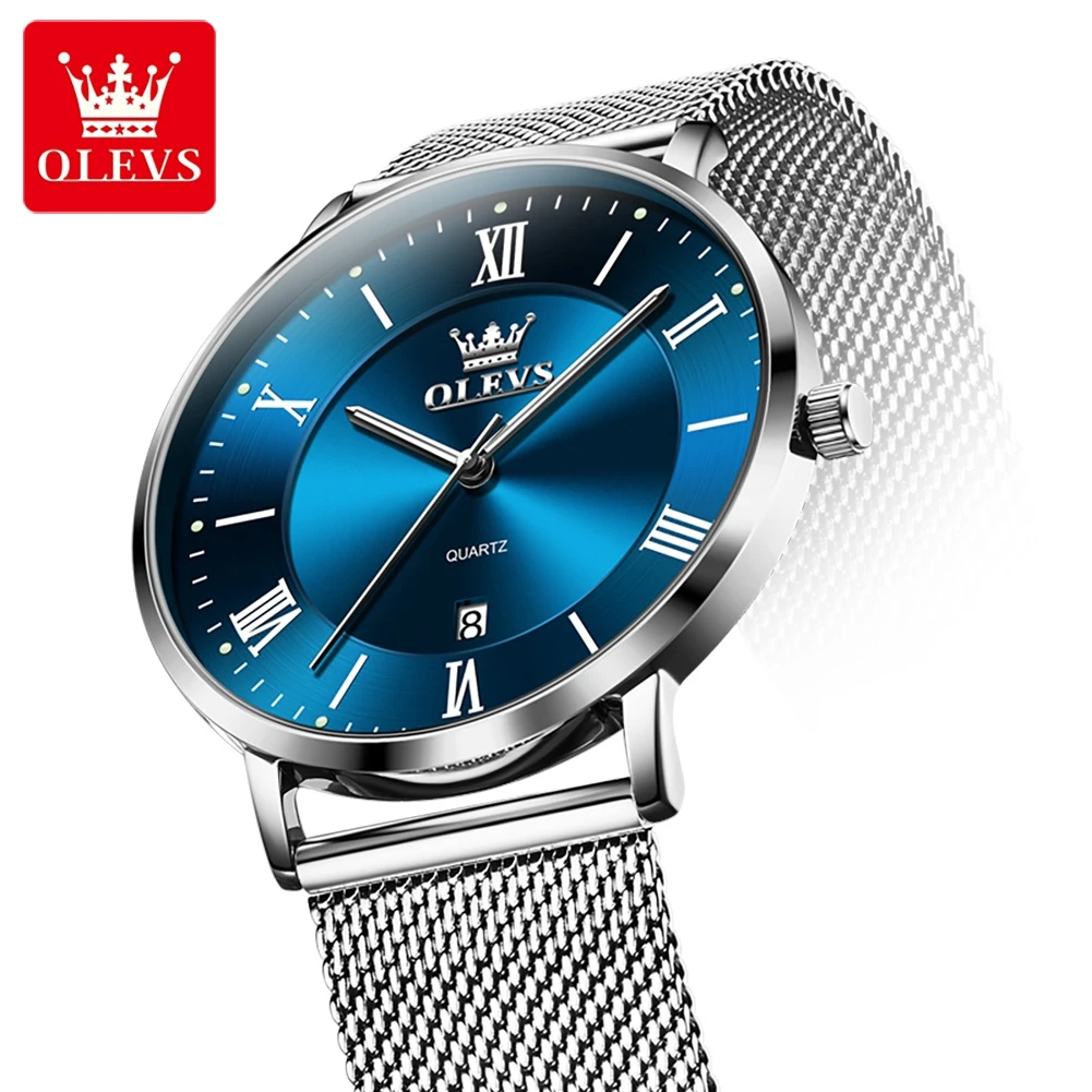 OLEVS Luxury Men's Watches High Quality Stainless Steel Watch For Men Waterproof Original Classic Quartz Wristwatch Reloj Hombre
OLEVS Luxury Men's Watches High Quality Stainless Steel Watch For Men Waterproof Original Classic Quartz Wristwatch Reloj Hombre