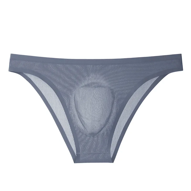 Pinstriped Sheer Bulge Briefs for Men Sexyu Convex Pouch Underwear Seamless Ice Silk Ultra-Thin Transparent Undies Quick Drying
Pinstriped Sheer Bulge Briefs for Men Sexyu Convex Pouch Underwear Seamless Ice Silk Ultra-Thin Transparent Undies Quick Drying