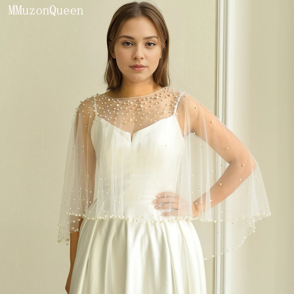 MMQ Short Pearl Bridal Shawl Wedding Accessories Pullover Small Vest Women's Sleeveless Dress Collocation Customized MG30
MMQ Short Pearl Bridal Shawl Wedding Accessories Pullover Small Vest Women's Sleeveless Dress Collocation Customized MG30