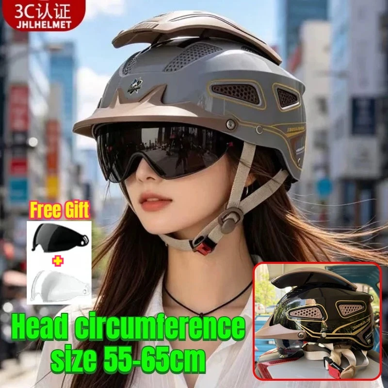 Summer Retro Half Helmet for Moto/EV - ABS Ventilated Electric Motorcycle Helmet Breathable Electric Bike Open Face Helmet
Summer Retro Half Helmet for Moto/EV - ABS Ventilated Electric Motorcycle Helmet Breathable Electric Bike Open Face Helmet