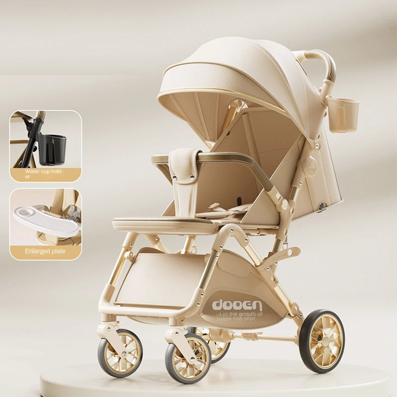 Baby Stroller 95°–175° Adjustable Backrest Baby can sit and lie Folding Lightweight Stroller with Shock-absorbing Wheels
Baby Stroller 95°–175° Adjustable Backrest Baby can sit and lie Folding Lightweight Stroller with Shock-absorbing Wheels