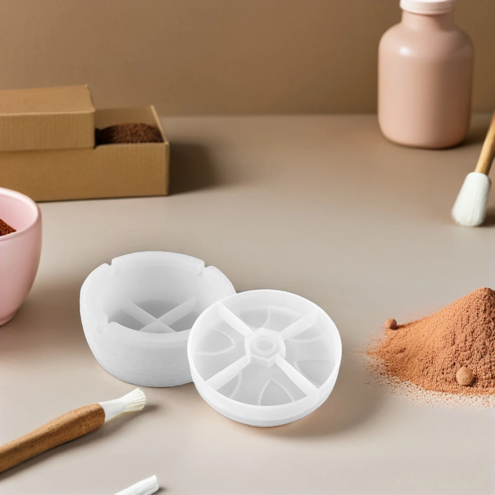 Ashtray Mold Silicone Wheel Shape DIY Craft Epoxy Mold Creative Storage Tray Handmade Decorative Casting Tool Gift
Ashtray Mold Silicone Wheel Shape DIY Craft Epoxy Mold Creative Storage Tray Handmade Decorative Casting Tool Gift