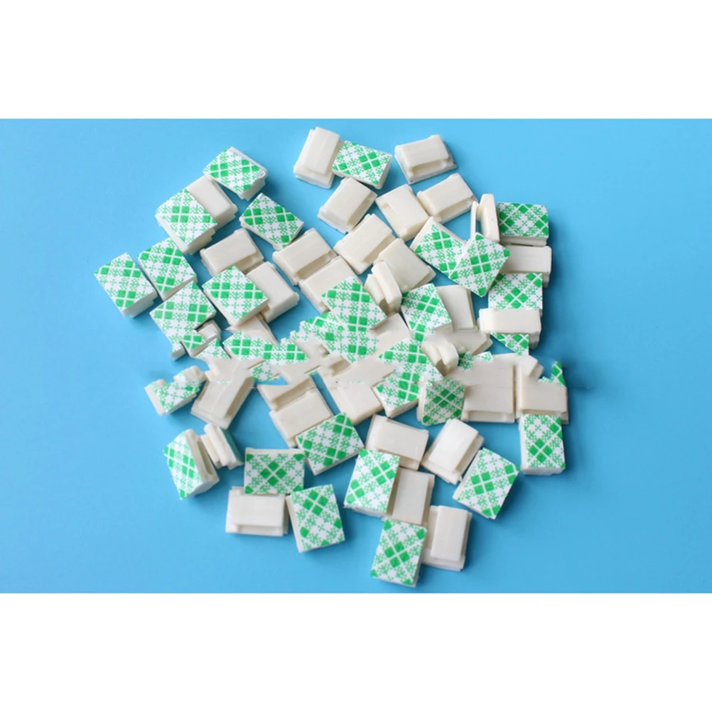 60Pcs Nylon66 Cable Clamp Adhesive Wire Holder Base Small Clip for Cable Management Fixing Wires Corrosion Abrasion Resistant
60Pcs Nylon66 Cable Clamp Adhesive Wire Holder Base Small Clip for Cable Management Fixing Wires Corrosion Abrasion Resistant