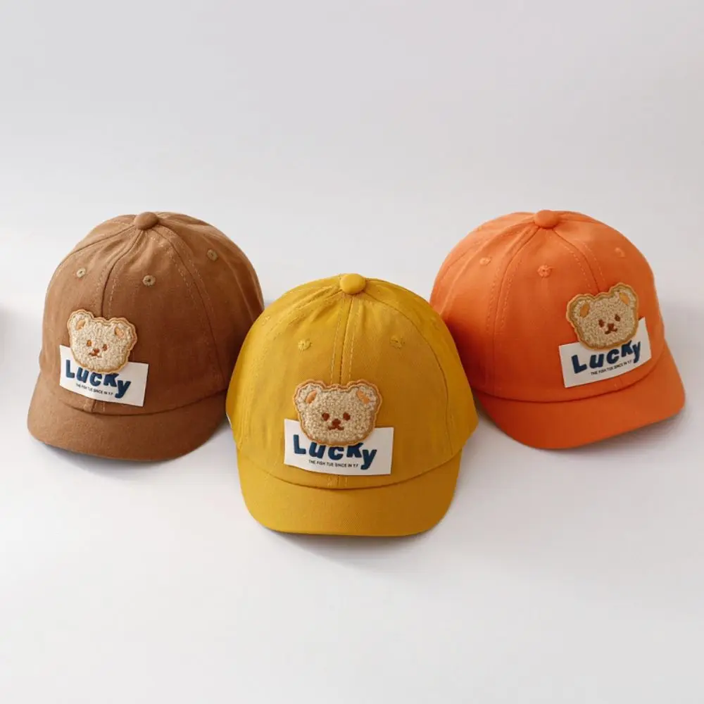Cartoon Bear Toddler Baseball Cap Soft Brim Breathable Kids Sun Hat Outdoor Sun-protective Children Peaked Cap
Cartoon Bear Toddler Baseball Cap Soft Brim Breathable Kids Sun Hat Outdoor Sun-protective Children Peaked Cap