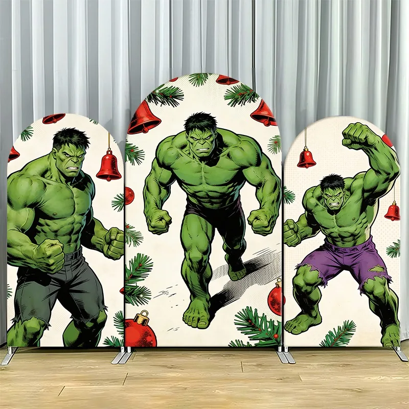Arch Backdrop Cover Single Side Hulk Holiday Green Superhero Red Bells Pine Party Decoration Photo Booth Background Props Event
Arch Backdrop Cover Single Side Hulk Holiday Green Superhero Red Bells Pine Party Decoration Photo Booth Background Props Event