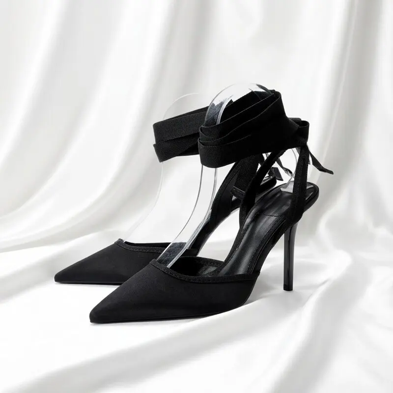 Snake Satin Ankle Strap Luxury Women High Sandals Sexy Pointed Toe Fine Heels Plus Size 42 Pumps Women Wedding Party Shoes
Snake Satin Ankle Strap Luxury Women High Sandals Sexy Pointed Toe Fine Heels Plus Size 42 Pumps Women Wedding Party Shoes
