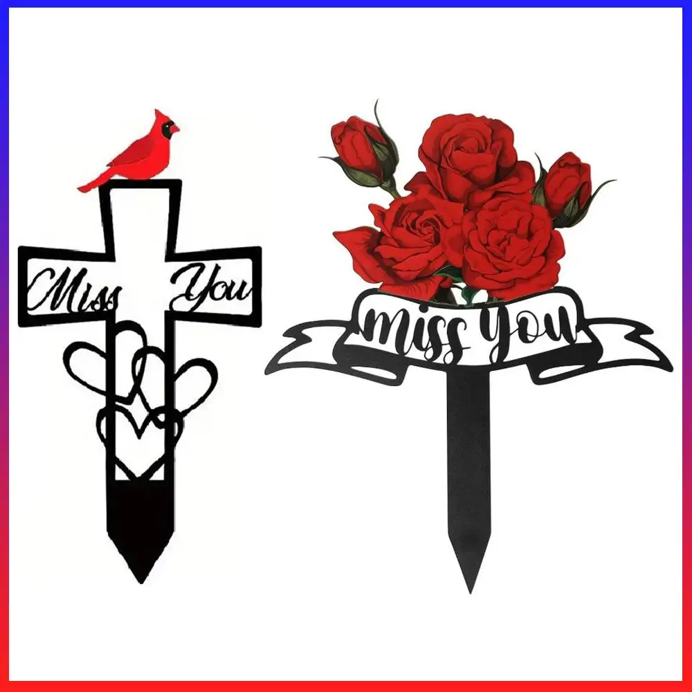 Memorial Grave Markers Weatherproof Metal Tomb Plaques Miss You Commemorative Plaques Suitable For Funerals/Memorial Services
Memorial Grave Markers Weatherproof Metal Tomb Plaques Miss You Commemorative Plaques Suitable For Funerals/Memorial Services