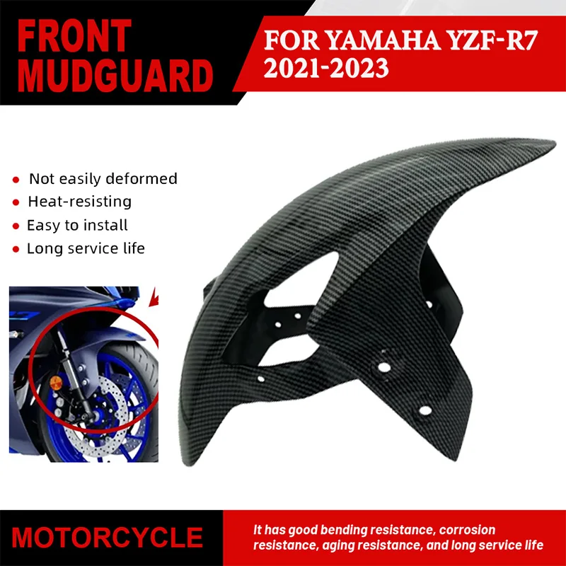 Motorcycle Front Fender Splash Guard Mudguard Cover Fairing for Yamaha YZF-R7 YZFR7 YZF R7 2021-2023 Front Tire Hugger Fender
Motorcycle Front Fender Splash Guard Mudguard Cover Fairing for Yamaha YZF-R7 YZFR7 YZF R7 2021-2023 Front Tire Hugger Fender