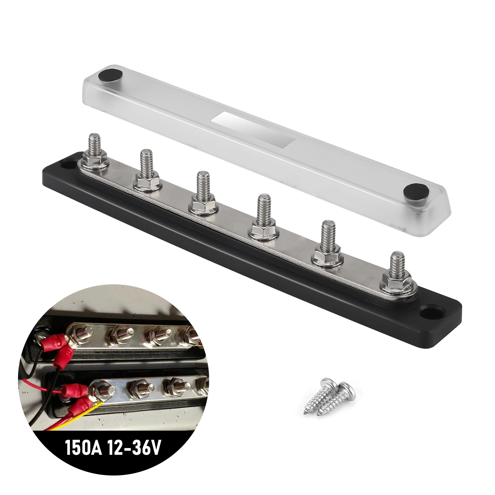 Блок распределения мощности с крышкой, черный мини-клеммный блок 6x1/4 дюйма, шипы, шина, макс. А, 36 В постоянного тока, автомобильный, морской автомобиль
Блок распределения мощности с крышкой, черный мини-клеммный блок 6x1/4 дюйма, шипы, шина, макс. А, 36 В постоянного тока, автомобильный, морской автомобиль