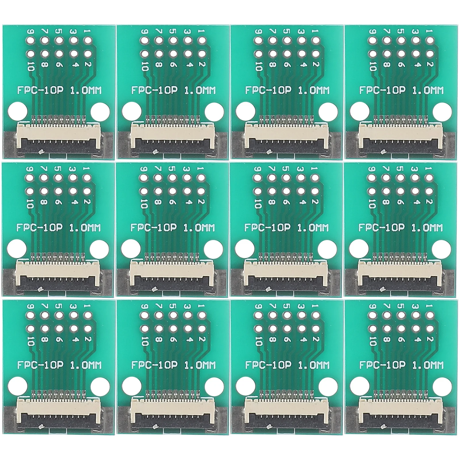 10Pcs Fpc Converter Board 10p Flat Cable Adapter 2.54 1.0 Connectors Durable PVC Tin Materials Easy to Use for Various Devices
10Pcs Fpc Converter Board 10p Flat Cable Adapter 2.54 1.0 Connectors Durable PVC Tin Materials Easy to Use for Various Devices