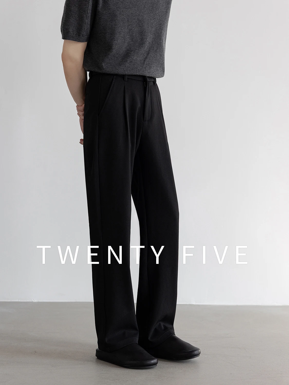 Business Casual Men's Black Straight Leg Pants Summer Drapey Versatile Minimalist Long Trousers Luxury Lightweight TWENTY FIVE
Business Casual Men's Black Straight Leg Pants Summer Drapey Versatile Minimalist Long Trousers Luxury Lightweight TWENTY FIVE