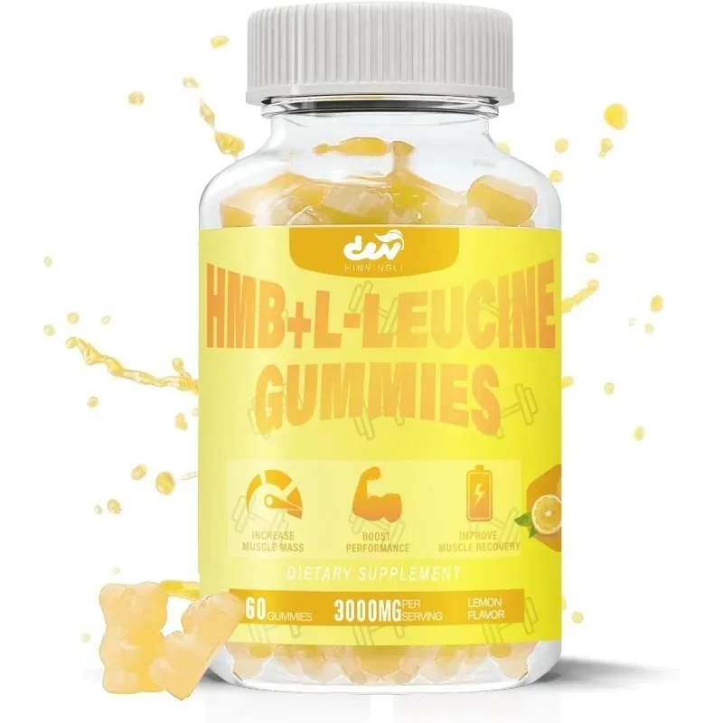 HMB L-leucine Adult Gummies, Muscle Recovery, Increase, Improve Endurance, Non GMO, Vegetarian, Gluten Free
HMB L-leucine Adult Gummies, Muscle Recovery, Increase, Improve Endurance, Non GMO, Vegetarian, Gluten Free