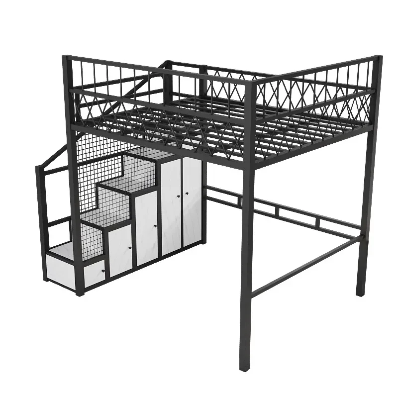 Attic Duplex Second Floor Bed Elevated Bed Sheet Upper Small Apartment Bed and Lower Table Save Space
Attic Duplex Second Floor Bed Elevated Bed Sheet Upper Small Apartment Bed and Lower Table Save Space