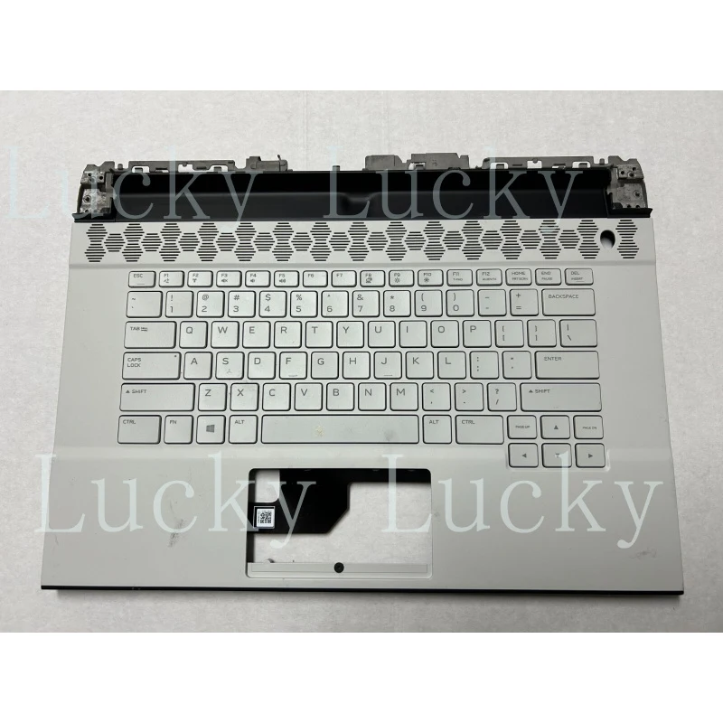 Оригинальная белая подставка для рук (пальмрест) с клавиатурой с подсветкой (US) для Dell Alienware M15 R3 R4, артикул 6RH0N 06RH0N 225
Оригинальная белая подставка для рук (пальмрест) с клавиатурой с подсветкой (US) для Dell Alienware M15 R3 R4, артикул 6RH0N 06RH0N 225