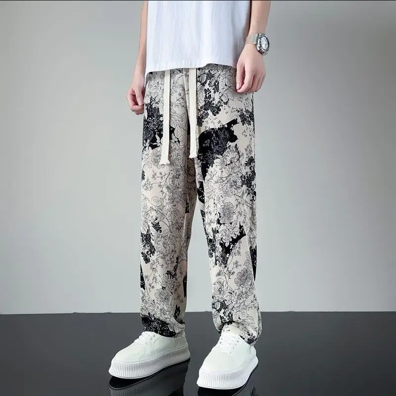 Men's Fashion Printed Wide Leg Pants 2023 Autumn New Mopping High Street Casual Pants Hip Hop Loose High Waist Men's Pants
Men's Fashion Printed Wide Leg Pants 2023 Autumn New Mopping High Street Casual Pants Hip Hop Loose High Waist Men's Pants