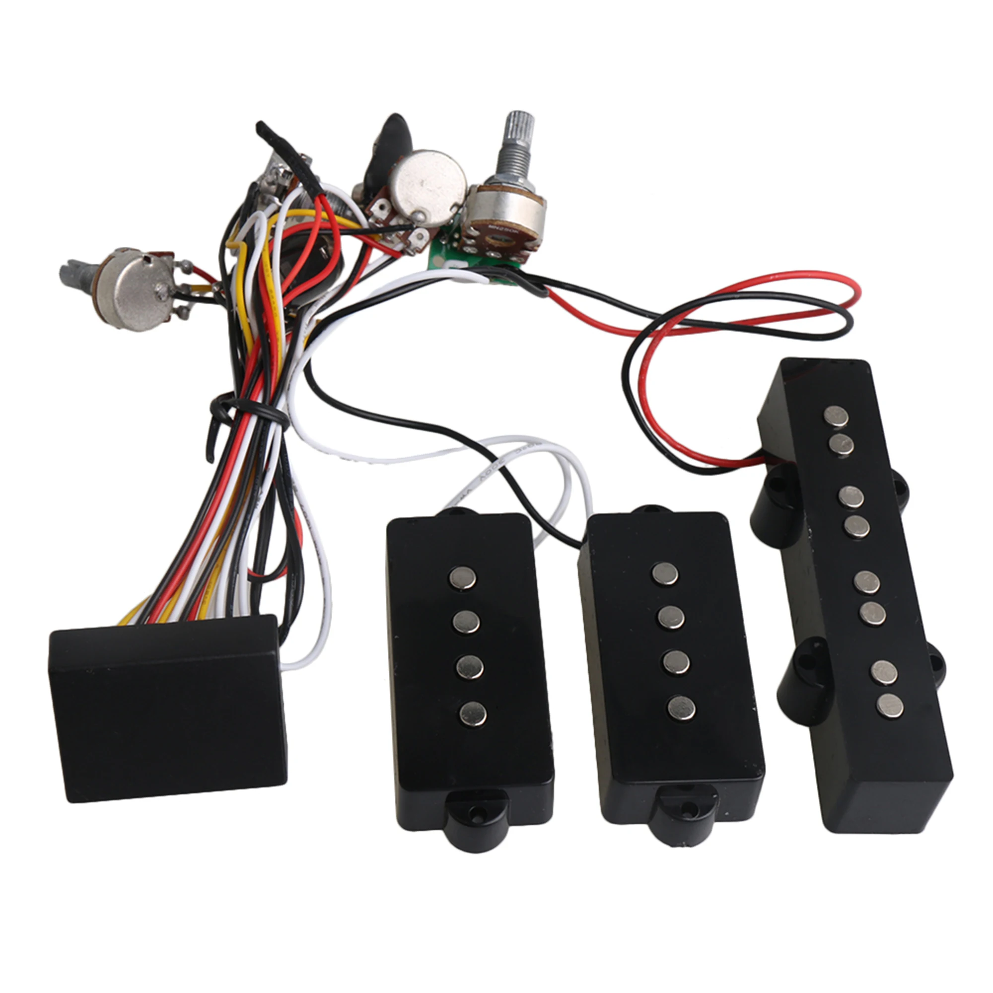 3 Band Active Bass Preamp Equalizer 4 Controls for Pickup Set
3 Band Active Bass Preamp Equalizer 4 Controls for Pickup Set