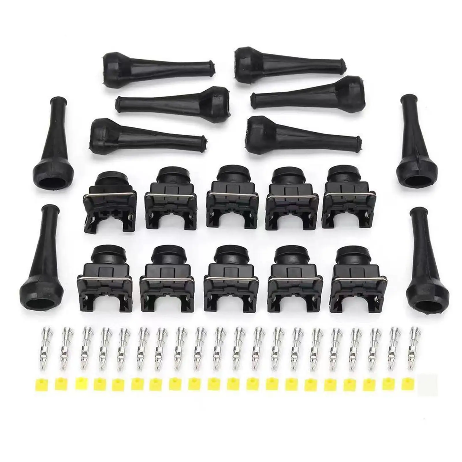 Engine Connector Plug Kit Sturdy Waterproof Fuel Injector Connector Set with Pins for Car and Truck Maintenance
Engine Connector Plug Kit Sturdy Waterproof Fuel Injector Connector Set with Pins for Car and Truck Maintenance