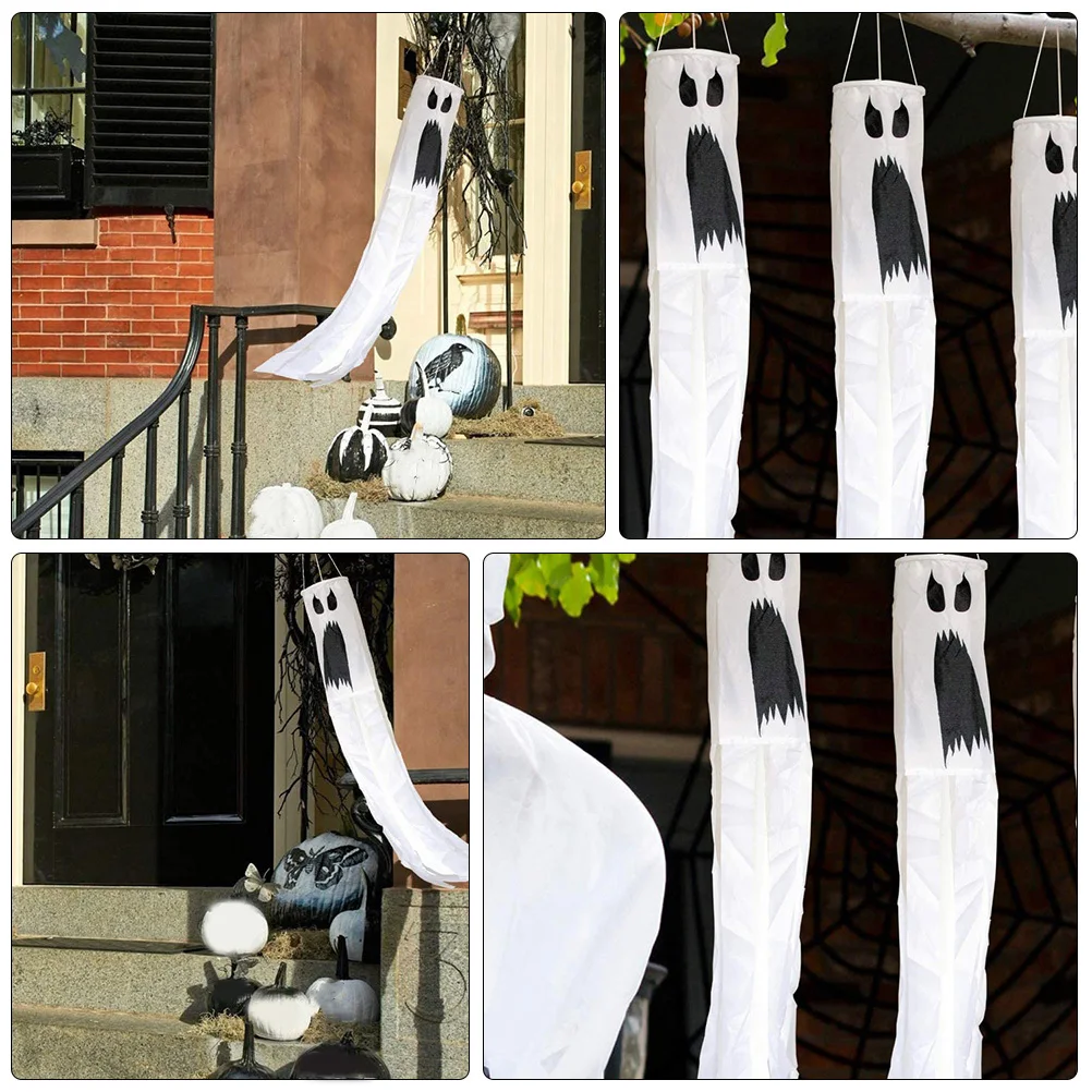 Halloween Windsock Ghost Decor Lightweight Hanging Flag Outdoor Accessories Festive Elegant Faster Drying Special Fabric Hook
Halloween Windsock Ghost Decor Lightweight Hanging Flag Outdoor Accessories Festive Elegant Faster Drying Special Fabric Hook