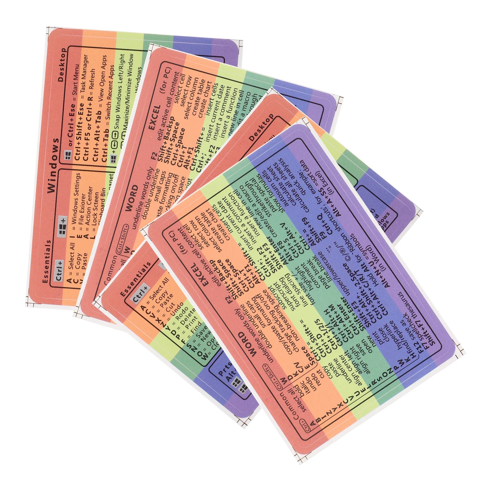 4 Sheets Keyboard Shortcut Stickers Bulk Laptop Aesthetic Stationery Computer Replacement Laptops Decal 
4 Sheets Keyboard Shortcut Stickers Bulk Laptop Aesthetic Stationery Computer Replacement Laptops Decal