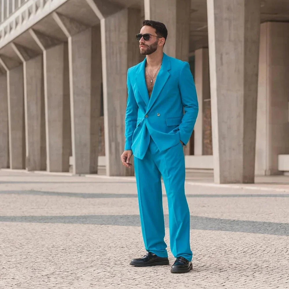 New Fashion Handsome Wedding Men Suit Double Breasted Male Formal Prom Party Formal Outfit (Jacket+Pants)
New Fashion Handsome Wedding Men Suit Double Breasted Male Formal Prom Party Formal Outfit (Jacket+Pants)