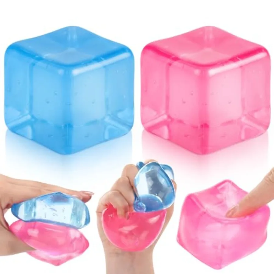 2 Pcs Stress Cube Squeeze Cube Slow Rising Fidget Stress Anxiety Relief Sensory Squeeze Ball for ADHD Office Mental Health Gift
2 Pcs Stress Cube Squeeze Cube Slow Rising Fidget Stress Anxiety Relief Sensory Squeeze Ball for ADHD Office Mental Health Gift