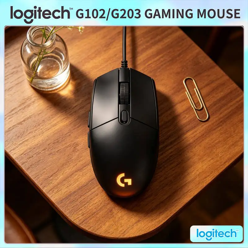 Logitech G102 Gaming Mouse Adjustable 200-8000 DPI HERO Sensor RGB Lighting for PC Mac Laptop Gamers
Logitech G102 Gaming Mouse Adjustable 200-8000 DPI HERO Sensor RGB Lighting for PC Mac Laptop Gamers