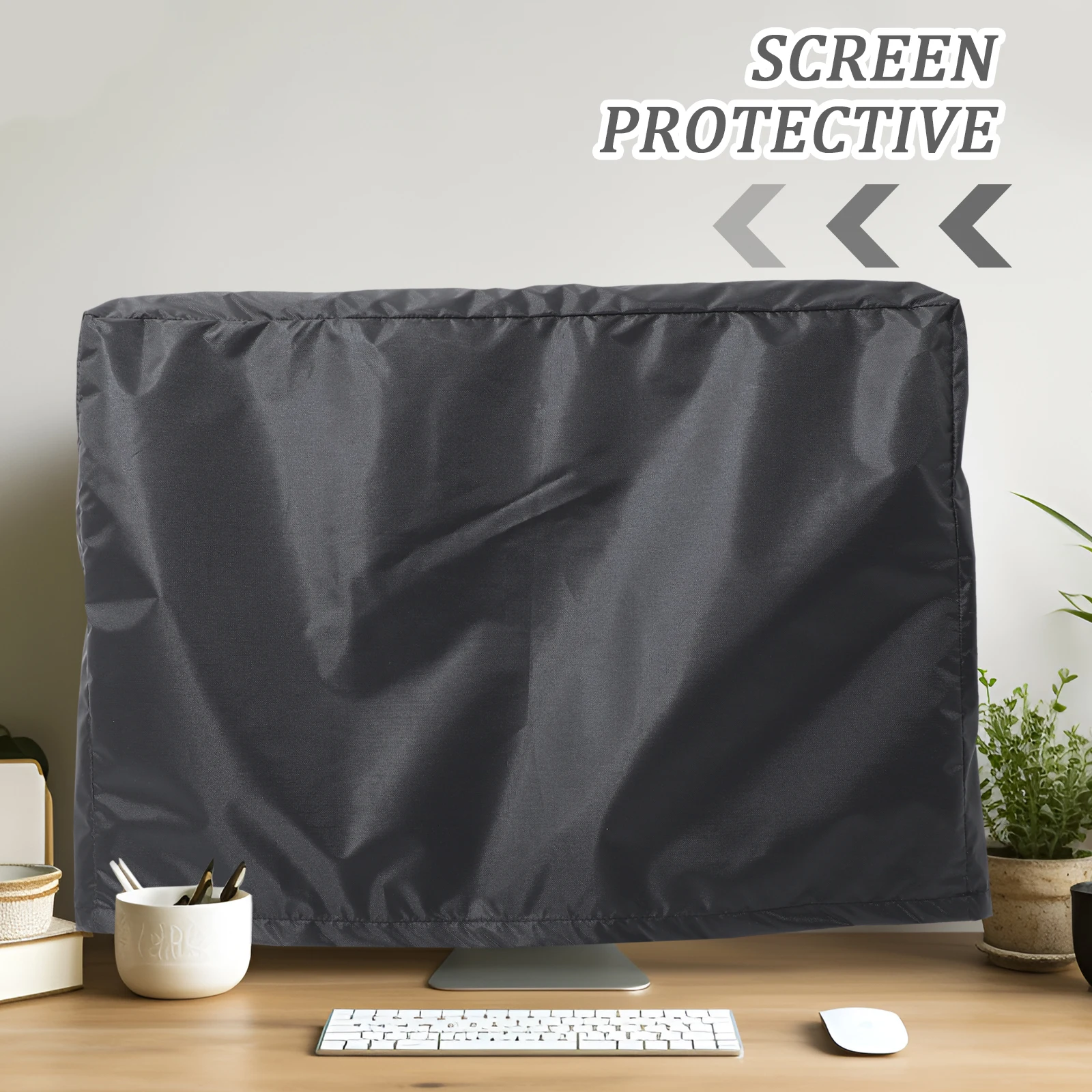 Computer Dust Cover 61x46x8cm Waterproof Dustproof 420D Coated Universal Desktop Monitor Shield LCD Screen Protector 
Computer Dust Cover 61x46x8cm Waterproof Dustproof 420D Coated Universal Desktop Monitor Shield LCD Screen Protector