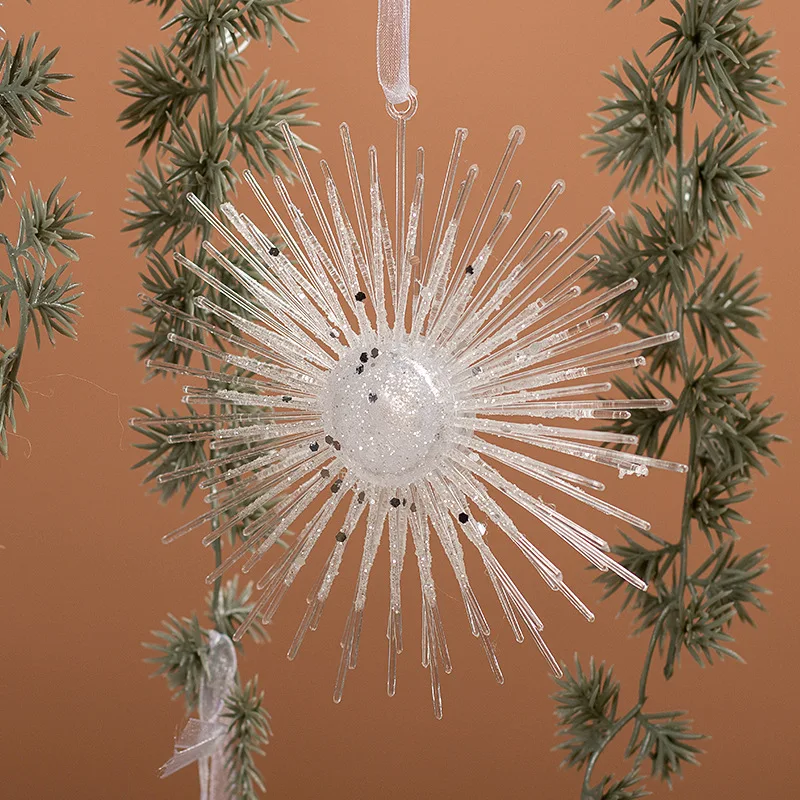 Christmas Acrylic Decoration Pendant Simple Sun Explosion Star Pendant Christmas Tree Decoration Champagne Color 
Christmas Acrylic Decoration Pendant Simple Sun Explosion Star Pendant Christmas Tree Decoration Champagne Color
