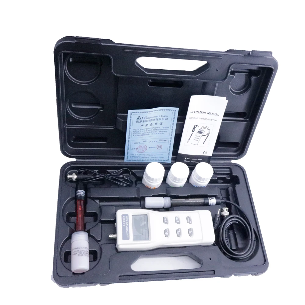 AZ8651 Handheld pH Meter ORP Tester Acidity/Alkalinity Detector pH Range 0 to 14
AZ8651 Handheld pH Meter ORP Tester Acidity/Alkalinity Detector pH Range 0 to 14