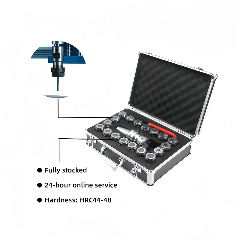 High Precision BT40 ER32 Tool Holder Set One Stop Service With ER32 Collet 0.005mm
High Precision BT40 ER32 Tool Holder Set One Stop Service With ER32 Collet 0.005mm