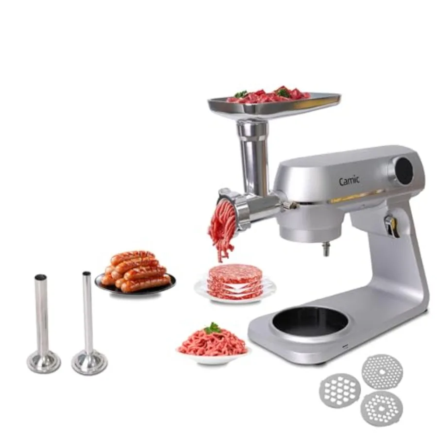 Meat Grinder Attachments for Stand Mixer Meat Grinder with Sausage Stuffer Tubes Metal Food Grinder Attachment Set for Metal Mi
Meat Grinder Attachments for Stand Mixer Meat Grinder with Sausage Stuffer Tubes Metal Food Grinder Attachment Set for Metal Mi
