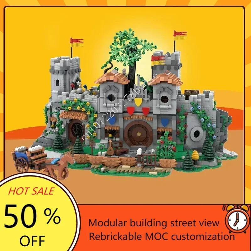 2925PCS MOC Medieval Castle Custom Puzzle Model Fortified Shire Technical Education DIY Assembly Set Toy For Child Holiday Gifts
2925PCS MOC Medieval Castle Custom Puzzle Model Fortified Shire Technical Education DIY Assembly Set Toy For Child Holiday Gifts