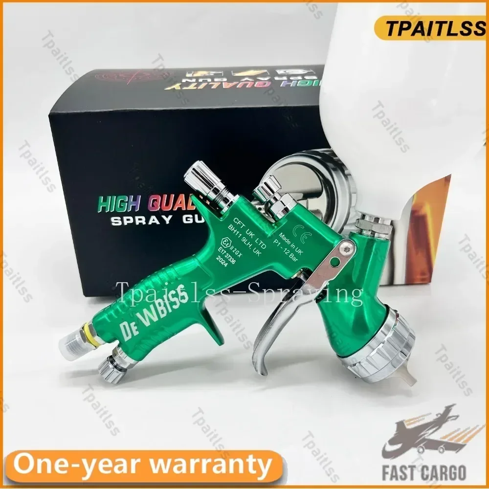 TE20/T110 GT Pro Spray Gun green Painting Gun 1.3mm/1.8mm Nozzle with 600ml Mixing Cup for Water Based Air Spray Gun Airbrush
TE20/T110 GT Pro Spray Gun green Painting Gun 1.3mm/1.8mm Nozzle with 600ml Mixing Cup for Water Based Air Spray Gun Airbrush