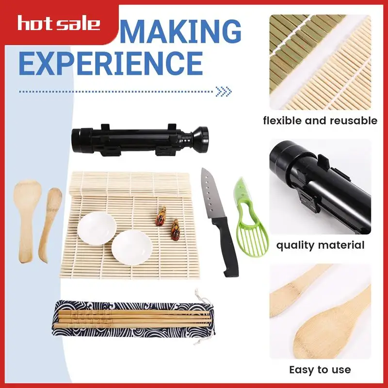 A21R-Sushi Making Kit Japanese Food Making Tools Sushi Mold Kitchen Tools DIY Set
A21R-Sushi Making Kit Japanese Food Making Tools Sushi Mold Kitchen Tools DIY Set