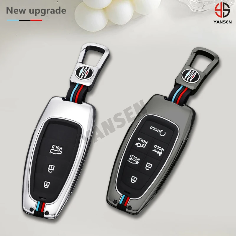 Metal Key Case Cover For Hyundai Sonata Sel IONIQ 5 Nexo DN8 Fe Tucson NX4 Sonata Ioniq Ev6 Ev8 Keychain Accessories
Metal Key Case Cover For Hyundai Sonata Sel IONIQ 5 Nexo DN8 Fe Tucson NX4 Sonata Ioniq Ev6 Ev8 Keychain Accessories