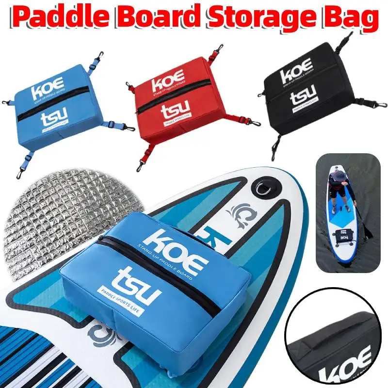 Paddle Board Storage Bag Large Capacity Deck Cooler Bag Portable Surfboard Sealed Insulated Bag Adjustable Kayak Accessories
Paddle Board Storage Bag Large Capacity Deck Cooler Bag Portable Surfboard Sealed Insulated Bag Adjustable Kayak Accessories