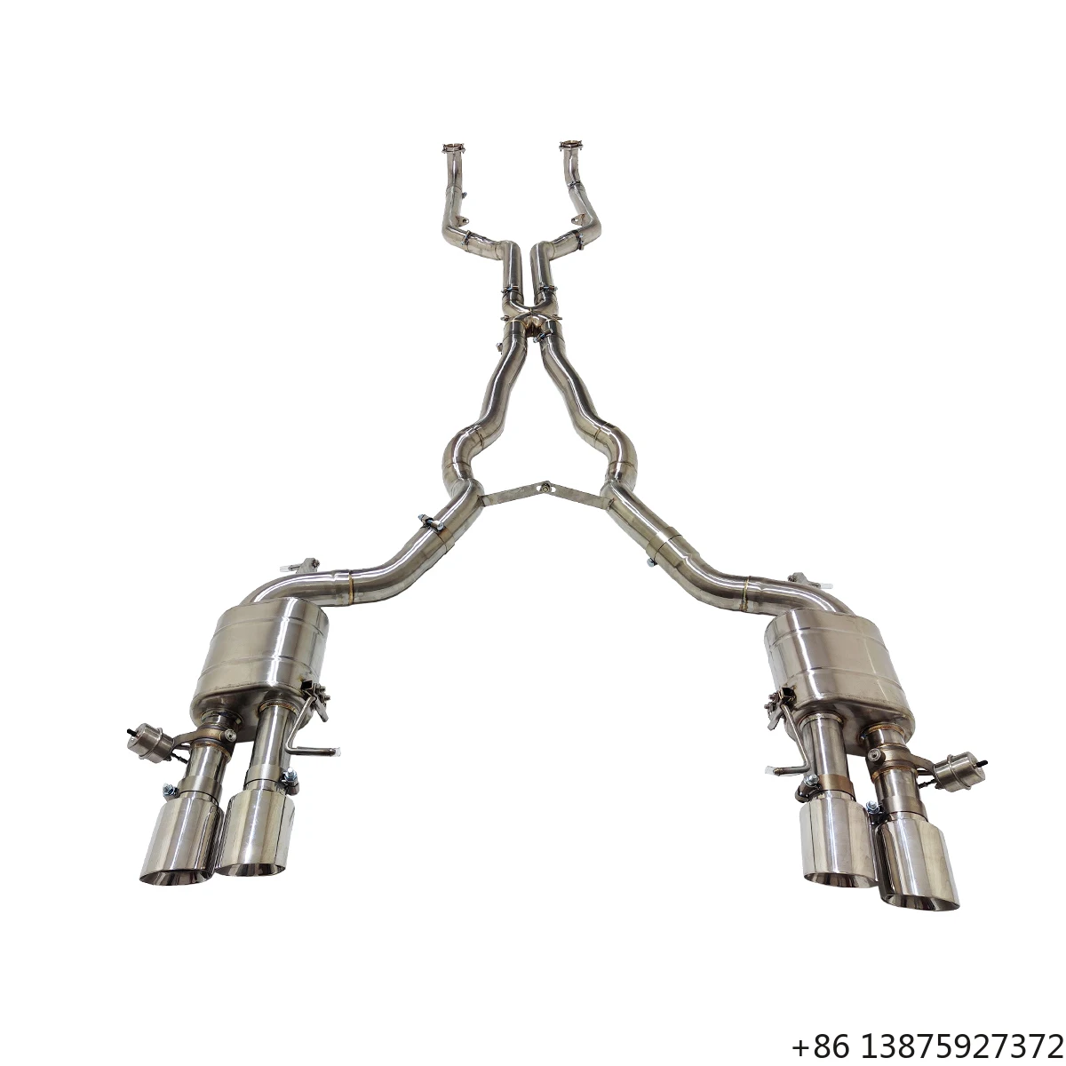 Ecnal for 2010-2016 M5 F10 N63 V8 4.4T Stainless Steel Valve Exhaust System Performance Upgrade Easy Installation
Ecnal for 2010-2016 M5 F10 N63 V8 4.4T Stainless Steel Valve Exhaust System Performance Upgrade Easy Installation