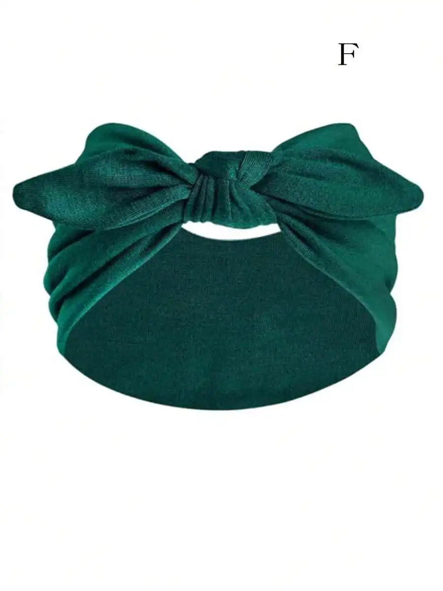 Женская повязка на голову в стиле бохо с бантом и кроличьими ушками, однотонная, эластичная, повседневная, из полиэстера, на все сезоны
Женская повязка на голову в стиле бохо с бантом и кроличьими ушками, однотонная, эластичная, повседневная, из полиэстера, на все сезоны