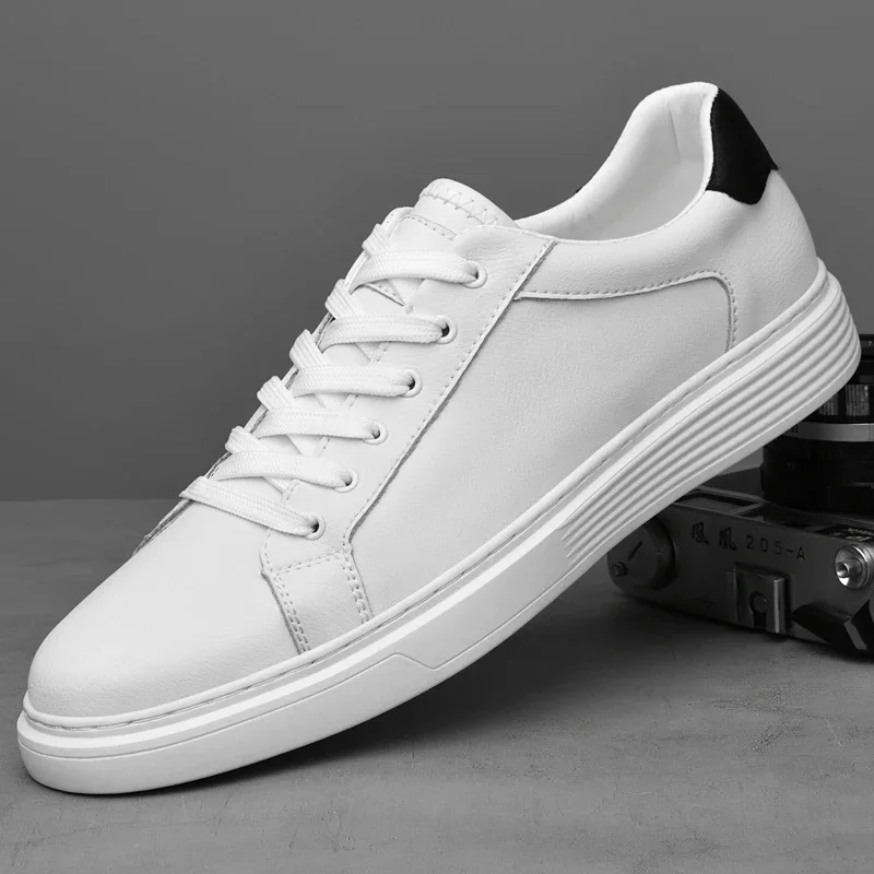 Genuine Leather Men's Shoes Italian Designer Casual Shoes Classic Outdoor SkateBoard Flats Antiskid Sneakers Walking Sport Shoes
Genuine Leather Men's Shoes Italian Designer Casual Shoes Classic Outdoor SkateBoard Flats Antiskid Sneakers Walking Sport Shoes