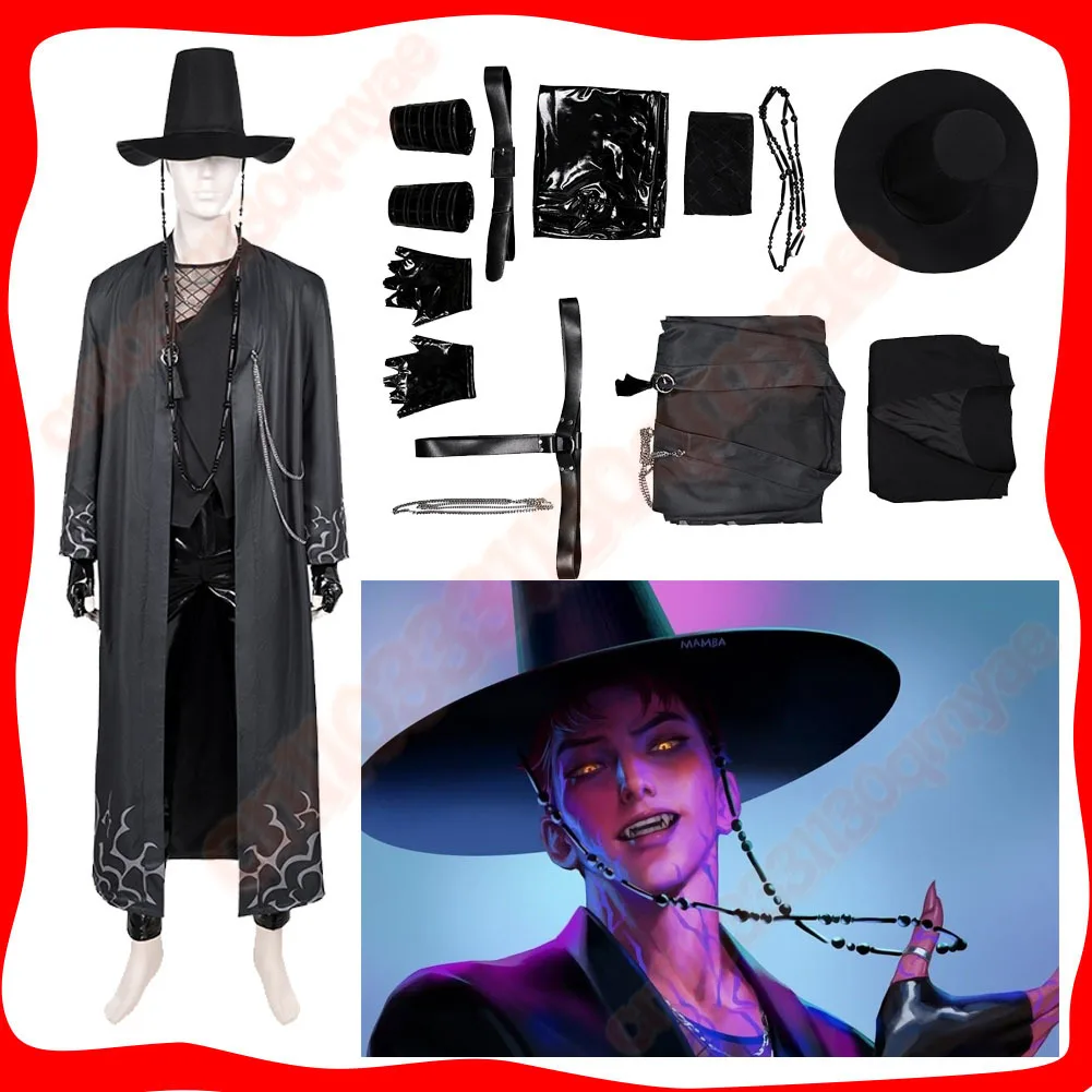 Saja Boys Abby Cosplay Costume Demons Fantasia 2025 Hunters KPop Men Vest Pants Coat Hat Outfits Halloween Carnival Party Suit
Saja Boys Abby Cosplay Costume Demons Fantasia 2025 Hunters KPop Men Vest Pants Coat Hat Outfits Halloween Carnival Party Suit