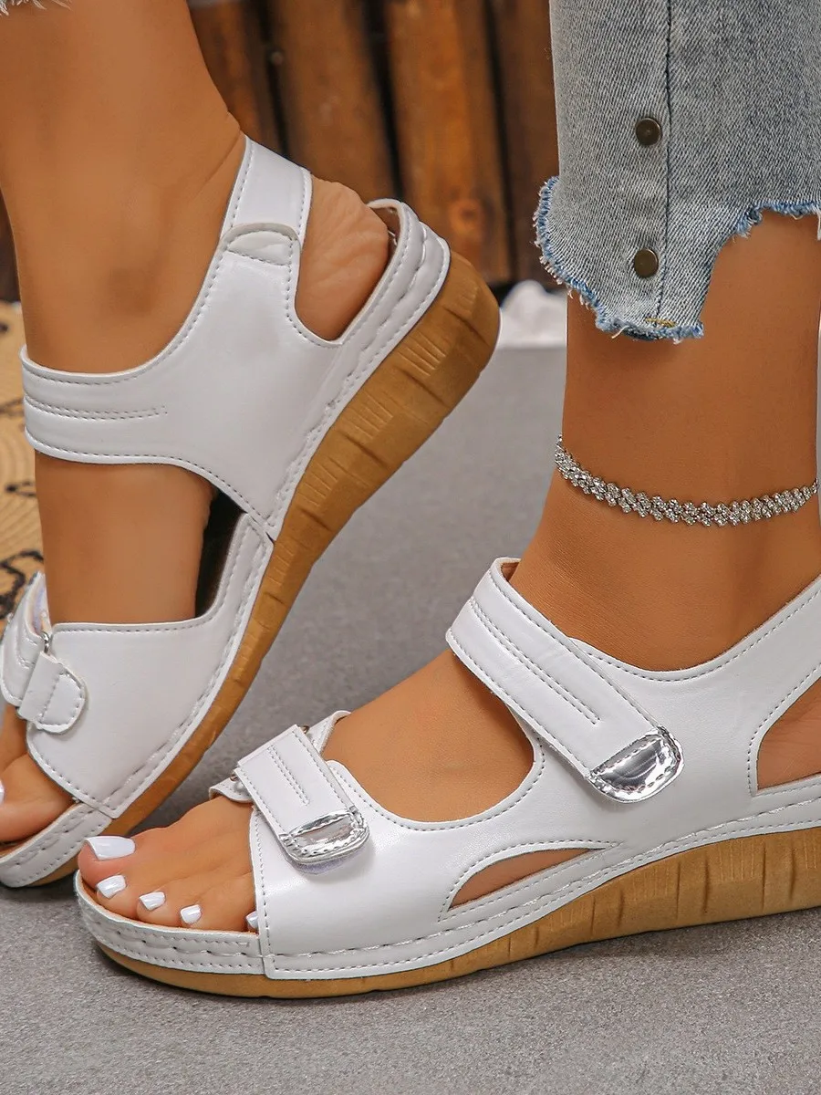 Women's Magic Stick Sandals Large Size New Style Casual Hollow out Roman Style Thick Heel Low Top Breathable Slip-On Shoes
Women's Magic Stick Sandals Large Size New Style Casual Hollow out Roman Style Thick Heel Low Top Breathable Slip-On Shoes