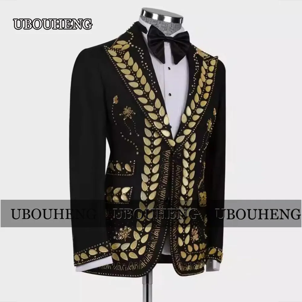 Elegance Diamond Beaded Suits Attire For Wedding Single Breasted Prom Blazers Customized Man Banquet Party Tuxedos Slim Fit 2026
Elegance Diamond Beaded Suits Attire For Wedding Single Breasted Prom Blazers Customized Man Banquet Party Tuxedos Slim Fit 2026