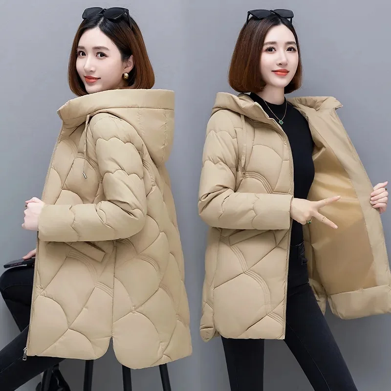 2023 New Warm Cotton Padded Coat Ins Autumn Winter Outerwear Hooded Large Size Down Jacket Women Parkas Long Overcoat Female Top
2023 New Warm Cotton Padded Coat Ins Autumn Winter Outerwear Hooded Large Size Down Jacket Women Parkas Long Overcoat Female Top