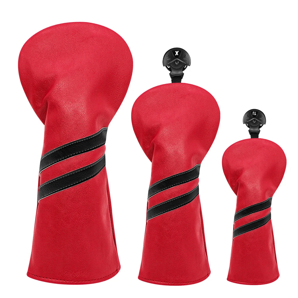 Golf Club Head Covers 3 Pack, Rotatable Number Tag Fit Driver Fairway Woods Hybrid Durable
Golf Club Head Covers 3 Pack, Rotatable Number Tag Fit Driver Fairway Woods Hybrid Durable
