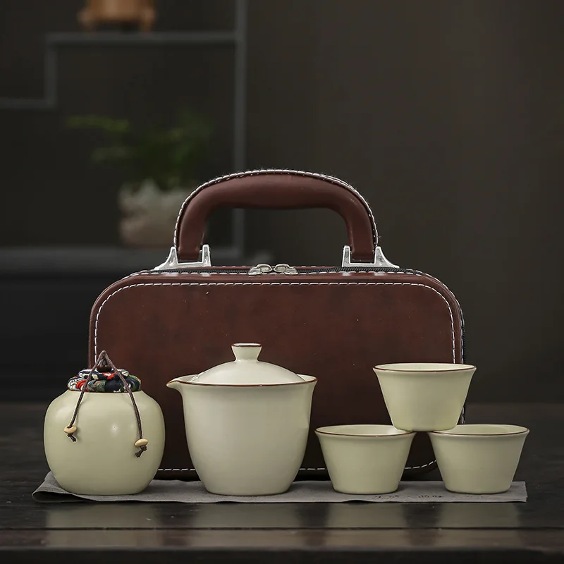 Travel Portable Outdoor Ceramic Ru Kiln Quick Tea Cup Set Business Event Gift Custom LOGO
Travel Portable Outdoor Ceramic Ru Kiln Quick Tea Cup Set Business Event Gift Custom LOGO