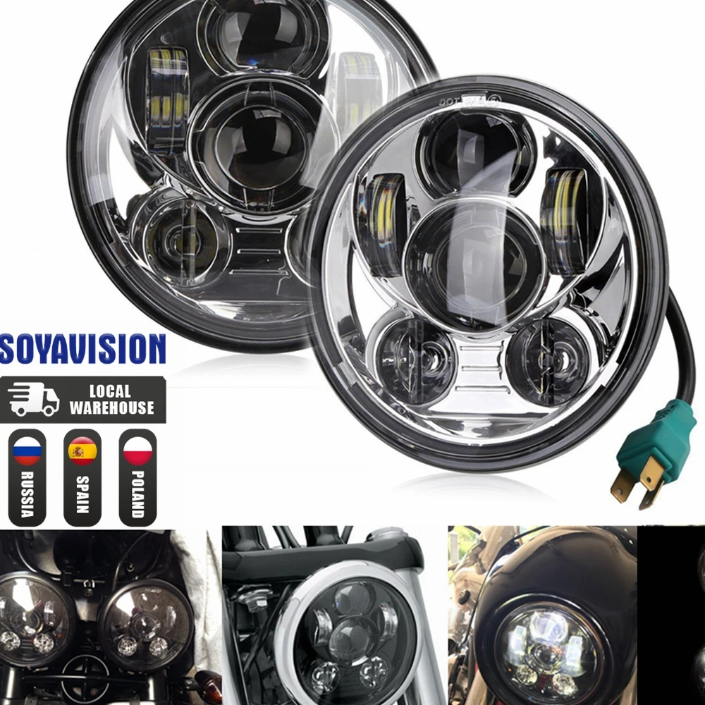 Waterproof 5.75" 5-3/4" Car Motorcycle Projector LED Headlight For Harley Sportster 883 1200 Iron 883, Dyna Street Bob Headlamp
Waterproof 5.75" 5-3/4" Car Motorcycle Projector LED Headlight For Harley Sportster 883 1200 Iron 883, Dyna Street Bob Headlamp