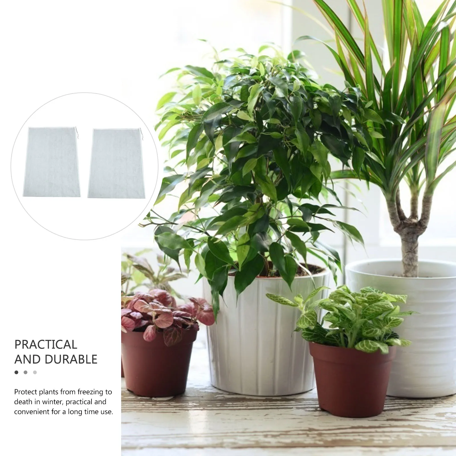 Nonwovens Plant Protector Frost Proof Tree Plant Winter Cold proof Bag Fruit Tree Protective Cover Flower Protective Cover
Nonwovens Plant Protector Frost Proof Tree Plant Winter Cold proof Bag Fruit Tree Protective Cover Flower Protective Cover