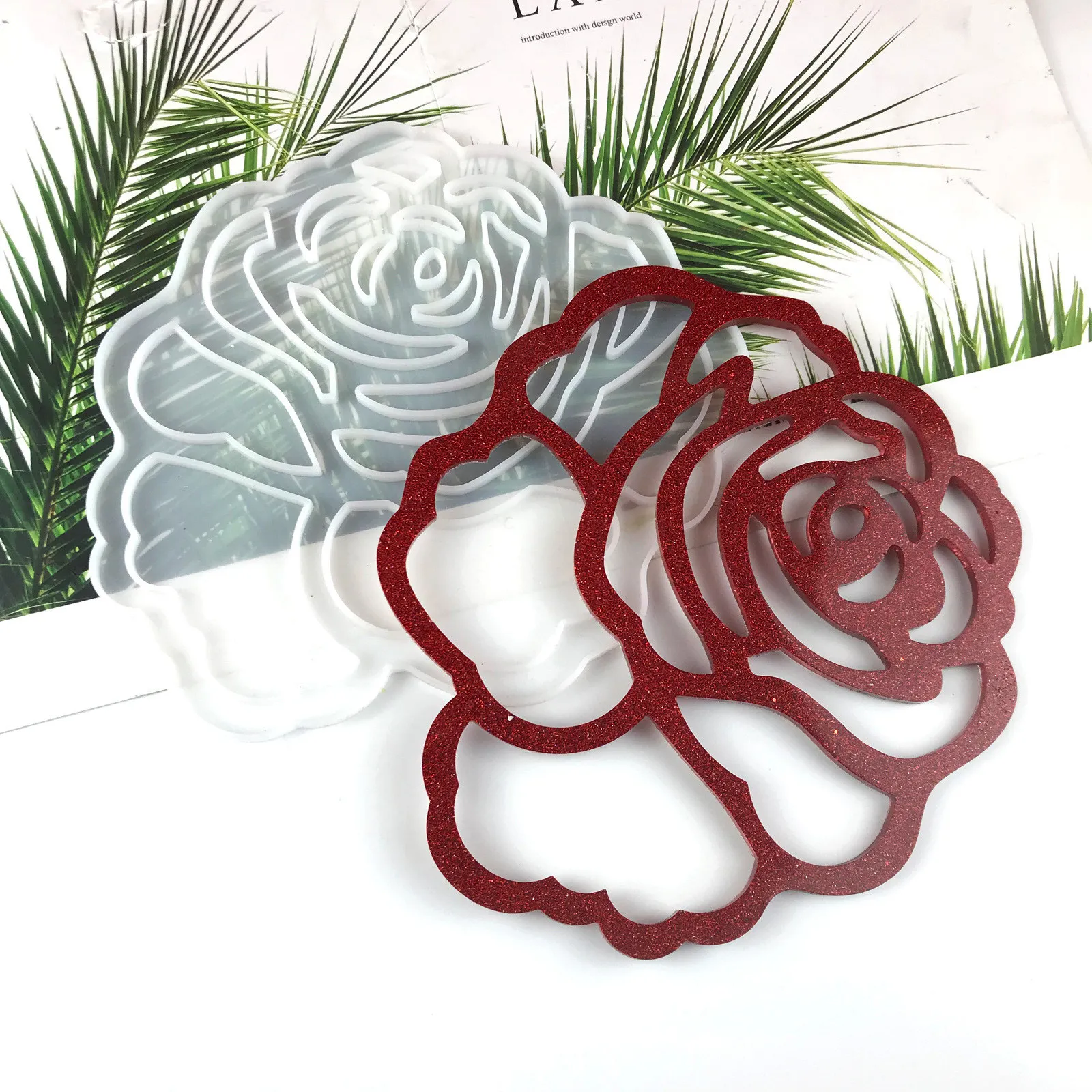 Silicone Rose Pendant Mold Premium Elastic Material Glossy Interior Surface DIY Resin Crafting Epoxy Ornament Making Mold
Silicone Rose Pendant Mold Premium Elastic Material Glossy Interior Surface DIY Resin Crafting Epoxy Ornament Making Mold