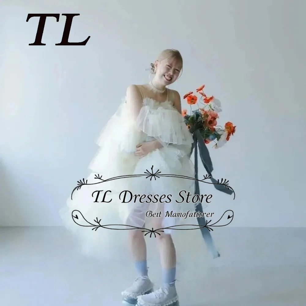 TL A-Line Evening Dresses Ivory Photo Shoot Korea Wedding Prom Gowns Formal Occasion Tulle Tiered Ruffles Customised
TL A-Line Evening Dresses Ivory Photo Shoot Korea Wedding Prom Gowns Formal Occasion Tulle Tiered Ruffles Customised